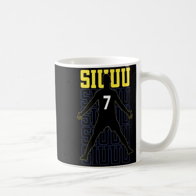 Mug Siuuuu Funny Soccer Present For Soccer Lovers Fan  (Droite)