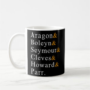 Mug Six Femmes De Henry Viii Histoire Anglaise Anne Bo