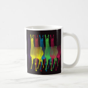 Mug six lamas dans six couleurs