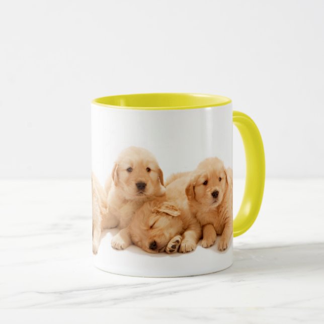 Mug Six Marionnettes Golden Retriever (Devant droit)