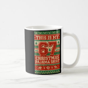 Mug Six Seven 67 Mème 6 7 Fête de Noël Pyjama Br