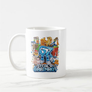 Mug Six Seven 67 Voler un mème de Brainrot Cadeaux drô