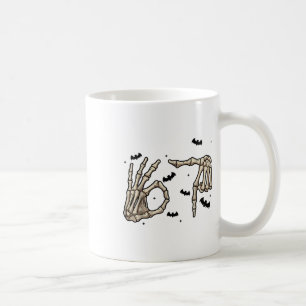 Mug Six Seven 6 7 Mème 67 Main de squelette Costume d'