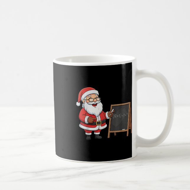 Mug Six Seven 6 7 Meme Santa Christmas Xmas Teacher Nu (Droite)