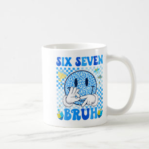 Mug Six Seven Bruh 67 Mème Lumières de Hanukkah Jewi-s