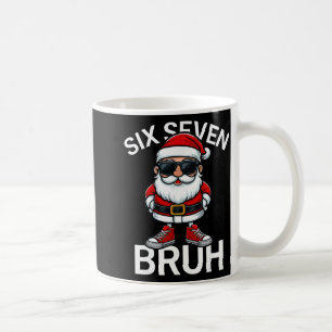 Mug Six Seven Bruh Drôle 67 Meme Noël Santa