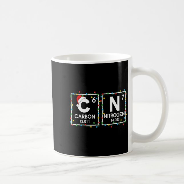 Mug Six Seven Christmas Carbon Nitrogen 67 Funny Scien (Droite)