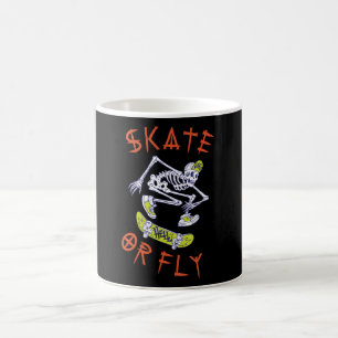 Mug Skate ou volez Skeleton Skateboarder