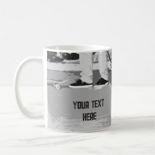 Mug skateboard skate park graffiti cadeau personnalisé