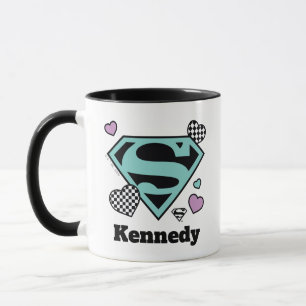 Mug Skater Girl Supergirl Coeurs S-Shield