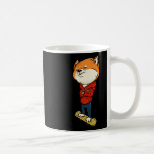 Mug Skater Shi Inu - Patinage drôle Chien Japonais Shi