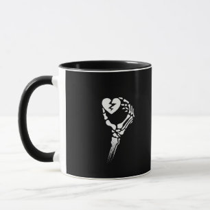 Mug Skeleton Coeur de main