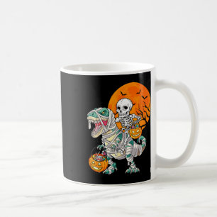 Mug Skeleton équitation maman Dinosaur T Rex Halloween