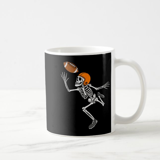 Mug Skeleton Football Halloween Costume Mens Boys Teen (Droite)