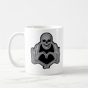 Mug Skeleton Heart Hands Classic
