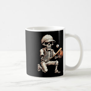 Mug Skeleton Jouer Baseball Halloween Crâne Amant
