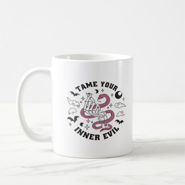 Mug Skeleton Main Making Heart (Gauche)