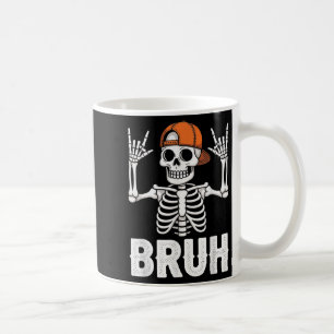 Mug Skeleton Rock Sur Bruh Halloween Pour Hommes Garço