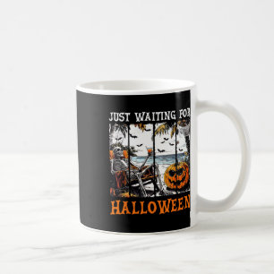Mug Skeleton Summer Beach Rétro En Attente De Hallo