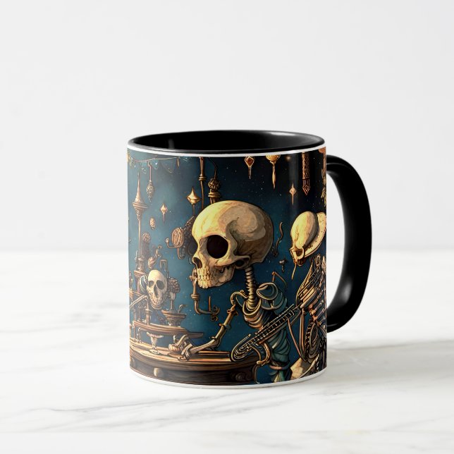 Mug Skeletons surréalistes III (Devant droit)