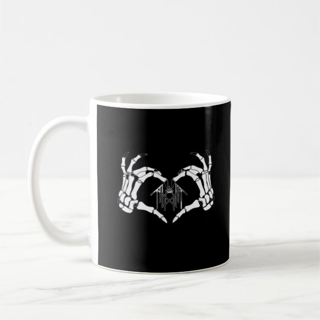 Mug Skeletons Token Heart Hands (Gauche)
