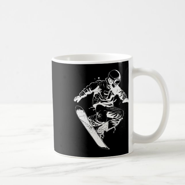Mug Sketch Snowboard Alpine Snowboard (Droite)