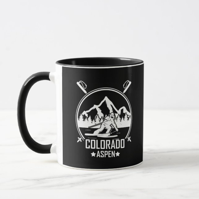 Mug Ski d'Aspen Colorado (Gauche)