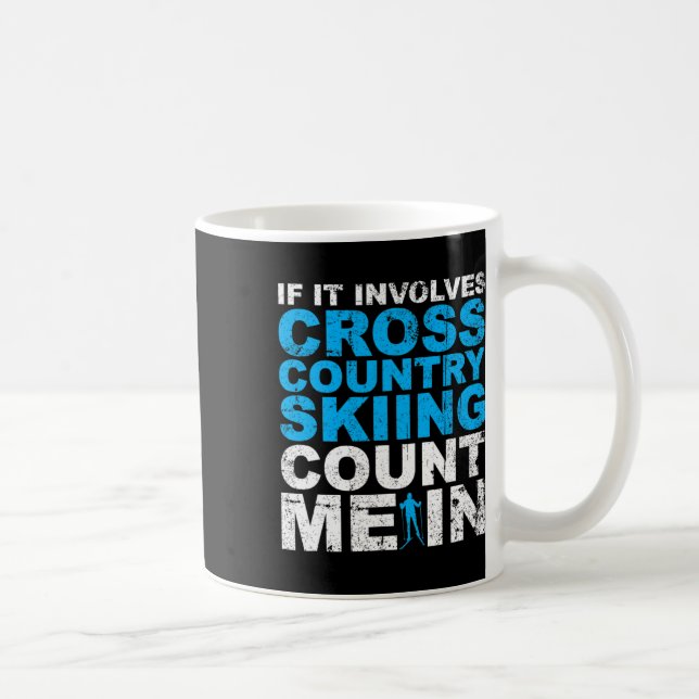 Mug Ski De Fond Me Compte Dans Ski De Fond (Droite)