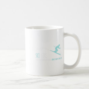 Mug Ski Girl Like A Regular Girl Funny Mignonne Ski D'