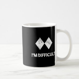 Mug Ski Je suis difficile skieur Snowboard Snowboardeu