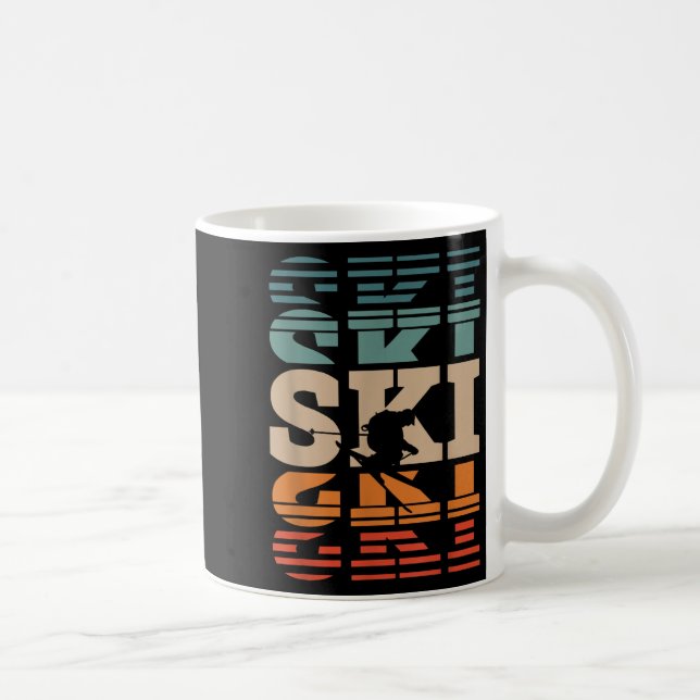 Mug Ski Rétro _1 (Droite)