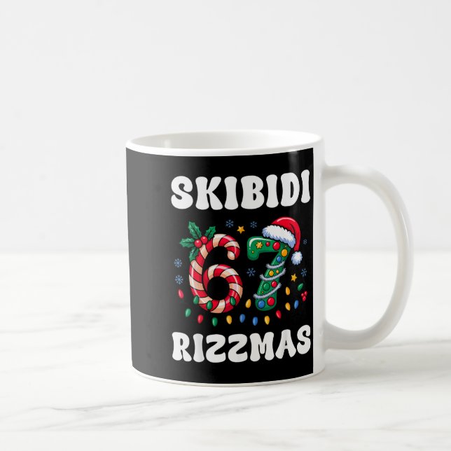 Mug Skibidi Rizzmas 67 Christmas Six Seven Xmas Funny  (Droite)