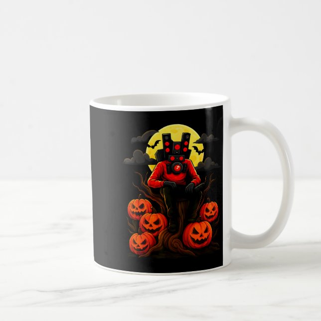 Mug Skibidi Toilet Sigmas Don't Do Costumes Funny Hall (Droite)