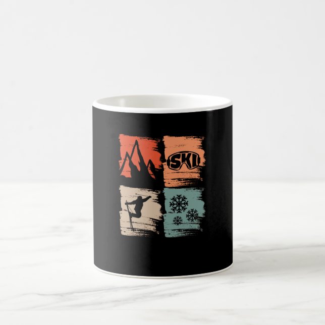 Mug Skieurs Ski Sports d'hiver (Centre)