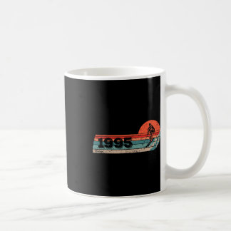 Mug Skieurs Skieur Vintage Né 1995 Anniversaire Ski Sk