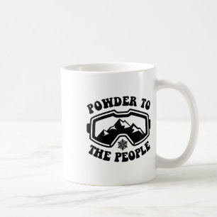 Mug Skiing Powder Pour Les Gens Sports D'hiver Ski Nei