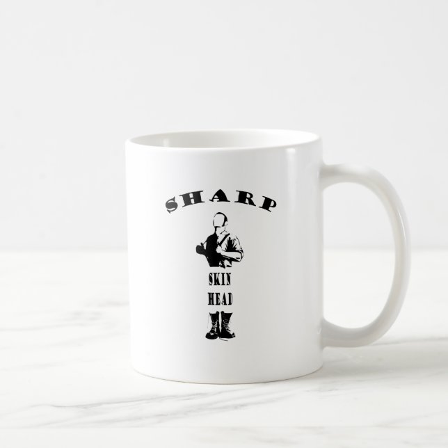 Mug skinhead pointu (Droite)