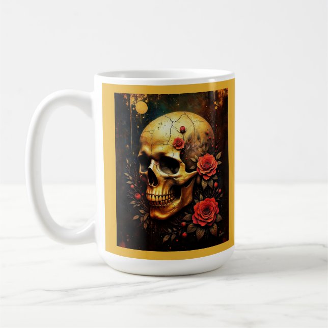 Mug Skulls and Roses (Gauche)
