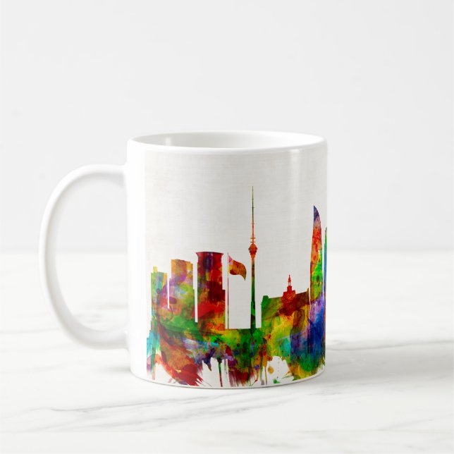 Mug Skyline Bakou Azerbaïdjan (Gauche)