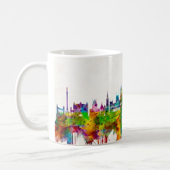 Mug Skyline de Budapest Hongrie (Gauche)