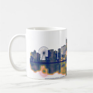 Mug Skyline de la ville d'Atlantique
