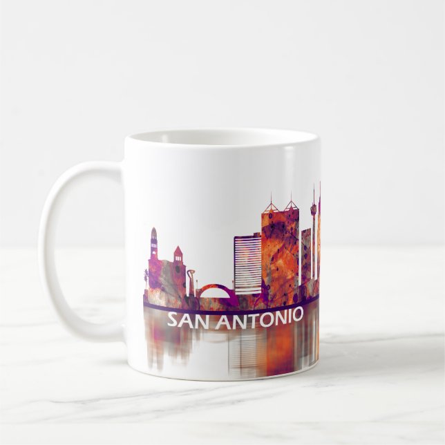 Mug Skyline de San Antonio Texas (Gauche)