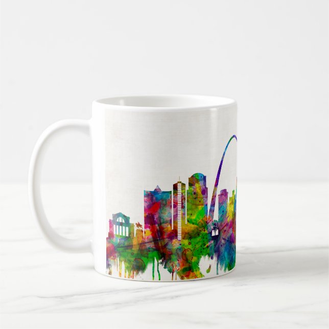 Mug Skyline de St. Louis Missouri (Gauche)