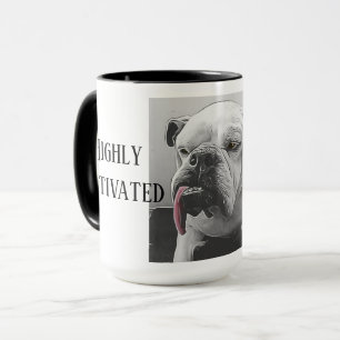 Mug Sleepy bulldog très motivé avec attitude