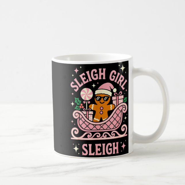 Mug Sleigh Girl Cute Cookie Christmas  (Droite)