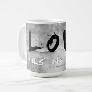 Mug SlipperyJoe's Love n'a pas de couleur disant noir 