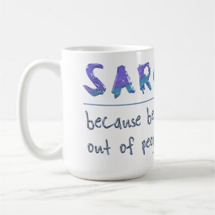 Mug SlipperyJoe's Sarcasm drôle slogan disant ludique