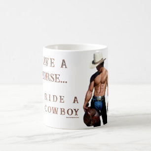 Mug SlipperyJoe's save horse ride paille cowboy casque