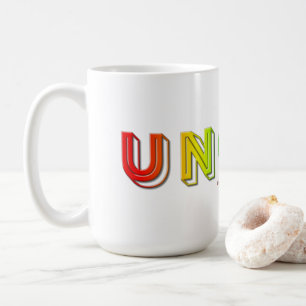 Mug SlipperyJoe's uncut vibrante arc-en-ciel couleurs 