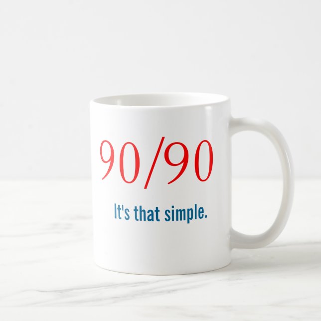 Mug Slogan du nouveau venu 90/90 - Na d'aa (Droite)
